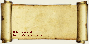 Hristina Aćimović vizit kartica